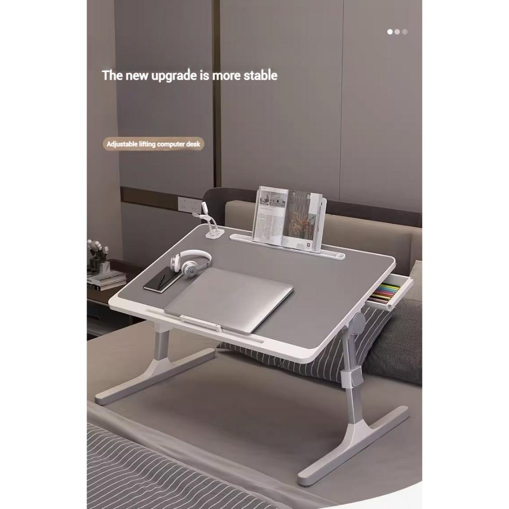 Study Work Multi-purpose Portable Lazy Table Liftable Multifunctional Folding Table Anti-Slip Laptop Bed Desk