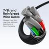 BASEUS Flash Series 3 1.5m One-For-Three Fast Charging Cable Type-C to C+C+L 100W Data Cord