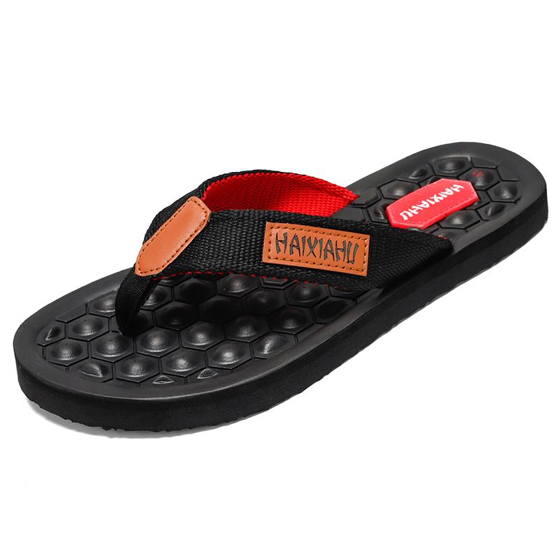 Fashion Designer New Men's Outdoor Non-slip Casual Lightweight Flip-flops Beach Sandals Home Men's Shoes Bathroom Flip-flops