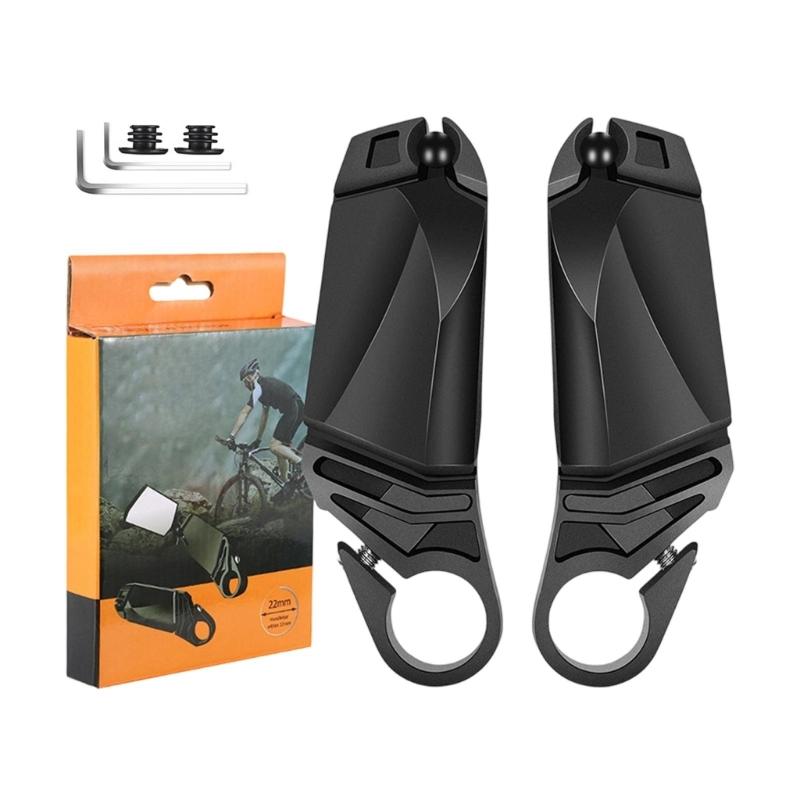 Bicycles 360 Degree Rotatable Handlebars Rearview Reflector Safety Mirror Adjustable Handlebar Bikes Rear View Mirror 1