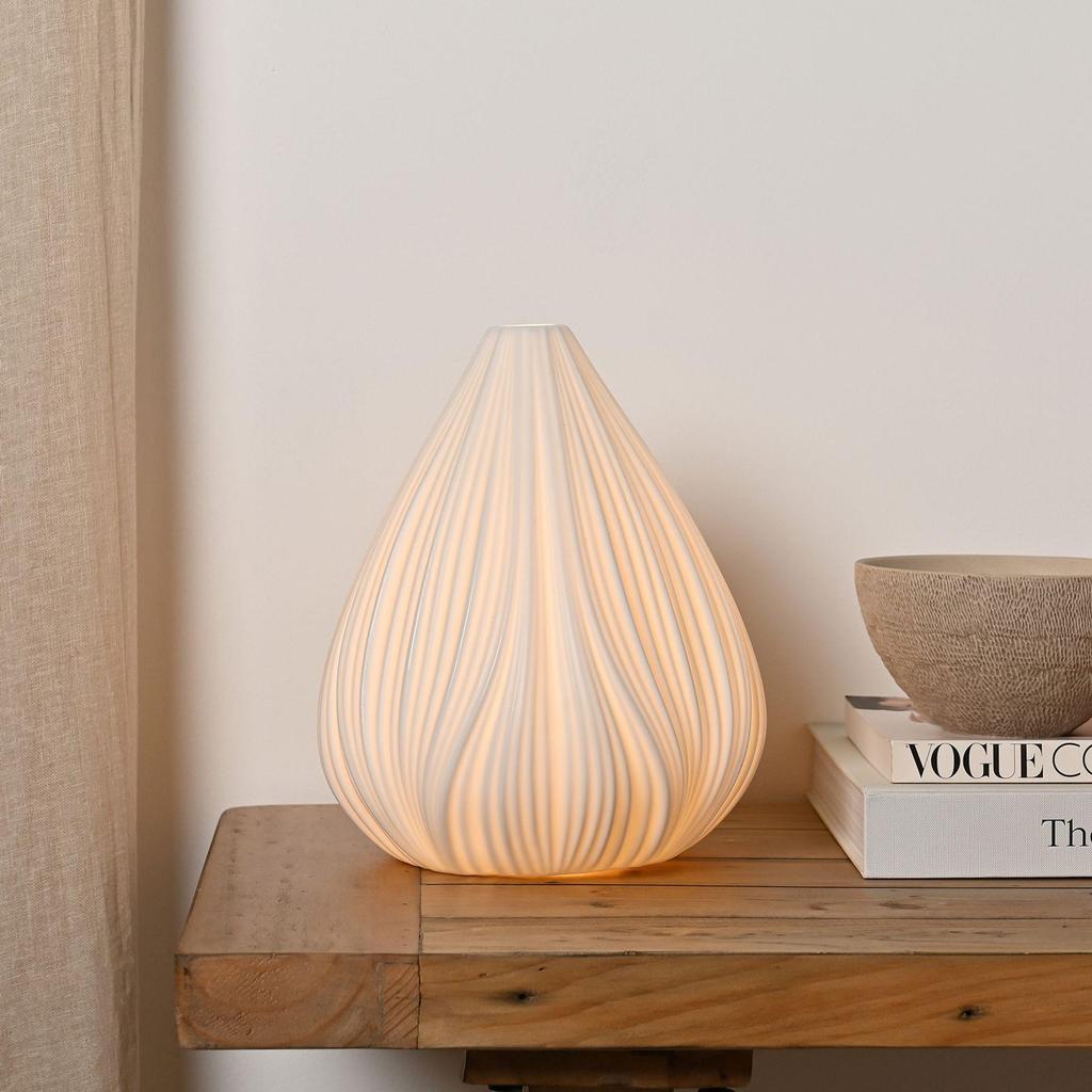 Hestia White Flower Bud Table Lamp