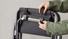 LALPHA Outdoor Chair Folding Chair Compact Slim Low Chair 610 x 535 x 690mm LV-150BK