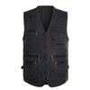 Waistcoat Plus Size Breathable Cotton Men Fishing Multi Pockets Vest Jacket for Shooting