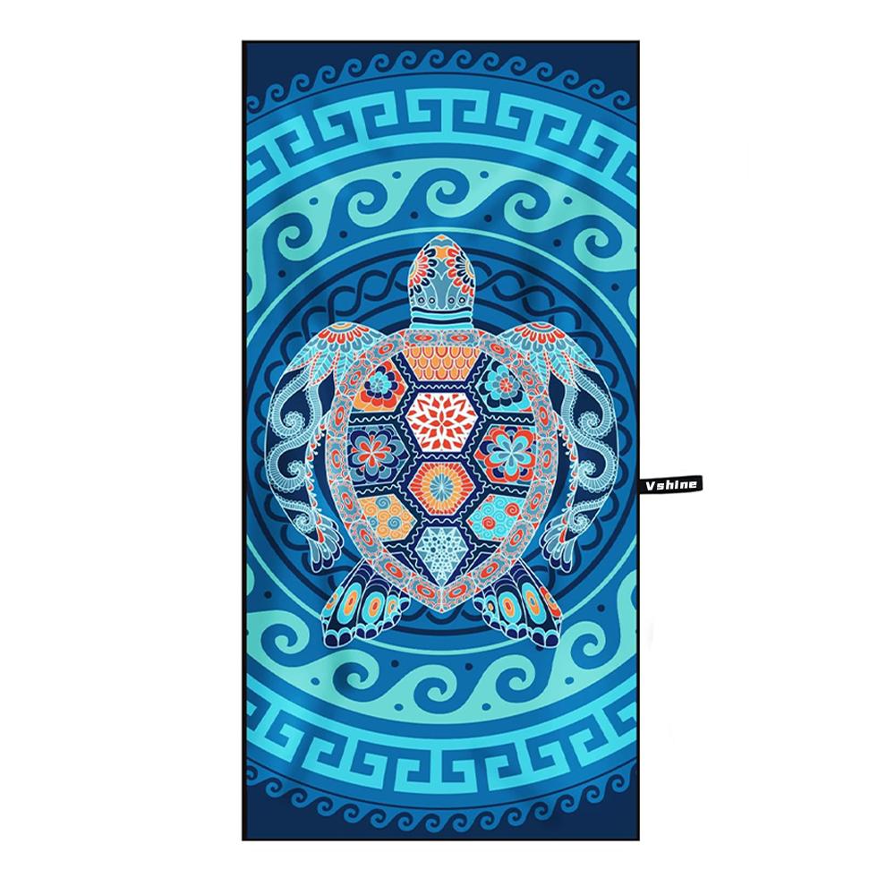 Top Quality Fadeless Small Daisy Printed Beach Towels Sets Custom High Quality Pure Cotton Skin-friendly Beach Towel 70x140cm(27.56x55.12in)&300 - 600GSM