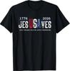 Jesus Saves 1776 2026 USA 250th Anniverary 4th of July T-Shirt S-3XL