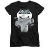 Womens/Ladies Battle Van Specs Ringspun Cotton Fitted T-Shirt