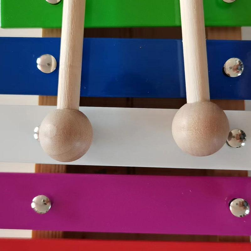 15-Note Aluminum Xylophone - Colorful Orff Instrument for Kindergarten & Early Education