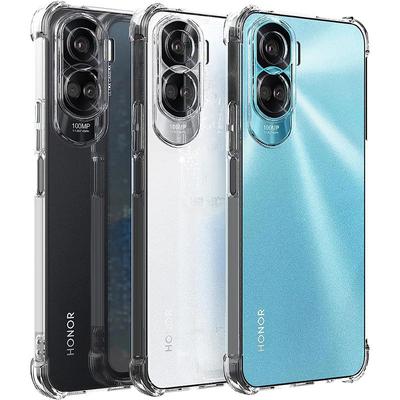 Nárazuvzdorný Křišťálový Kryt na Telefon pro Huawei Honor 90 Lite Pro Průhledný Silikonový Kryt Zadní Kryt 70 Lite Pro X8a X9a X7a X6 X5 5G