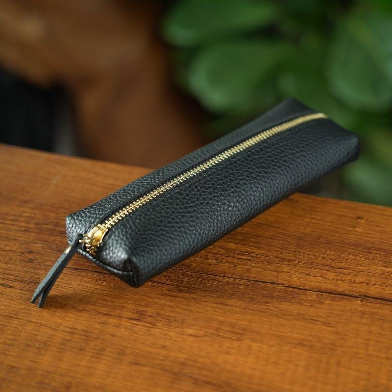 Soft Leather Glasses Bag Portable Makeup Storage Bag Purses Stationery Bag Travel Zipper Cosmetic Pouch Sun Glasses Case