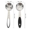 2pcs set Stainless Steel Stainless Steel Measuring Spoon Coffee Bean Measuring Spoon  Coffee
