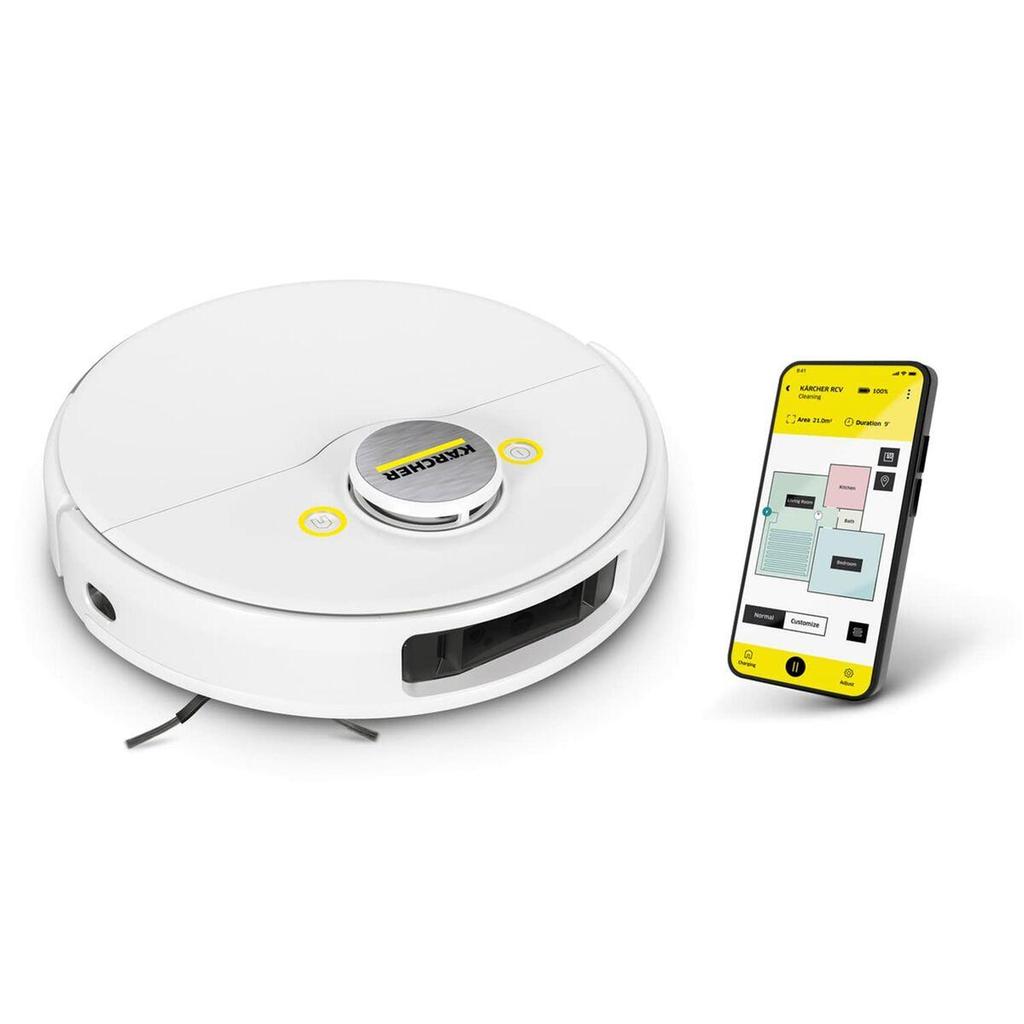 Kärcher RCV 5 Robotic Vacuum Cleaner 5000 Pa White