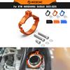 NICECNC For KTM EXC 300 XCW 250 SX 250 XC 2024 Exhaust Muffler Pipe Clamp Guard With Flanges For Husqvarna TE 300 GasGas EC 300