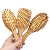 Natural Bamboo Air Cushion Comb for Scalp Health Massage - Household Straight Hair Large Brush