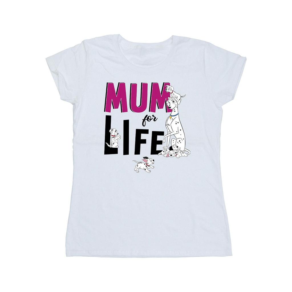 Disney Womens/Ladies 101 Dalmatians Mum For Life Cotton T-Shirt