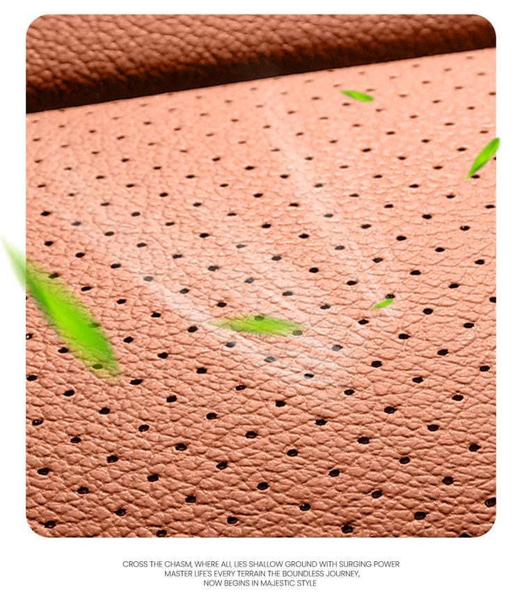 Leather Car Seat Cushion for 2026 Jietu Shanhai L7 PLUS Seven-Seater