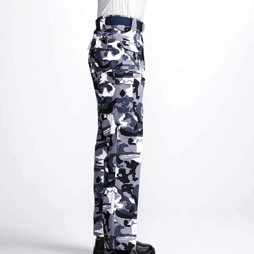 Pants Camouflage Green Camouflage Black and White 4441 Series Bottoms Work Clothes Tobi Clothing W95cm Camouflage Green [Toraichi]