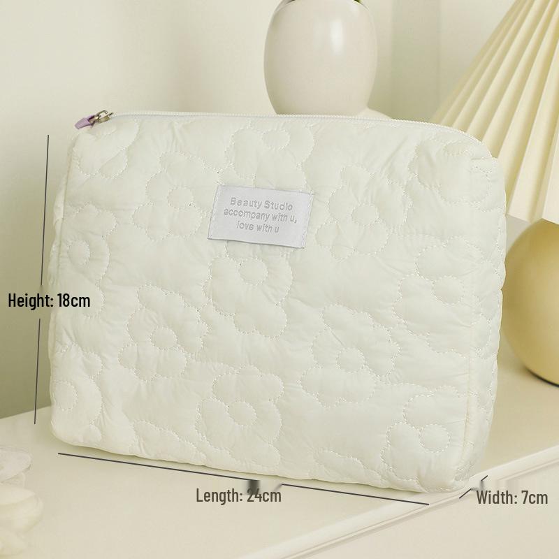 2023 Roztomilá taštička na péči o pleť a make-up v barvách bonbónů - Velká kapacita, přenosná, ve stylu Ins pro ženy