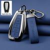 Zinc Alloy Leather Car Key Fob Case For Geely Cool Loch X6 X7 Ex7 Emgrand Global Eagle Gx7 Key Case Car Key Fob Case