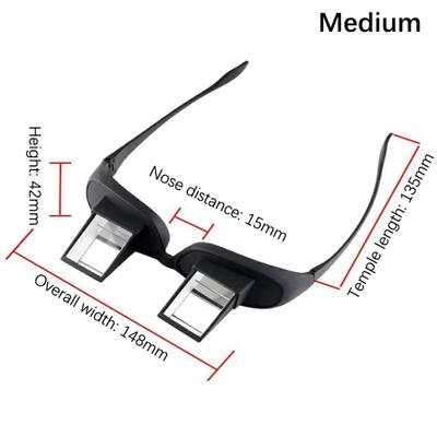 Nouveaux Lunettes pour Regarder la Télé Allongé Vue Horizontale Lunettes Paresseuses Vue Assise Prisme Lecture