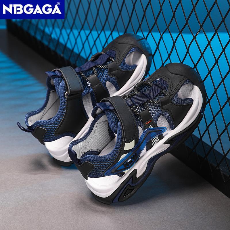 Boys' Sports Sandals Closed Toe Anti-Collision Kids Outdoor Beach Shoes Breathable Lightweight for Boys Walking Size 28-39