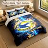 Bedding Set 1 Duvet Cover 2 Pillowcases Cardiff City Print Soft Bed Linen Bedroom Decor