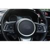 For Subaru Crosstrek 2019-2023 Silver Titanium Steering Wheel Logo Emblem Trim