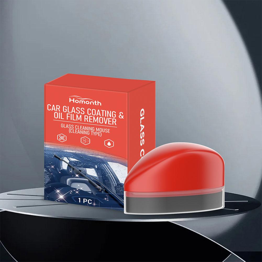 Car Glass Cleaning Mouse Windshield Water Oil Film Paste Auto Remover Cleaning Stain Removal Tools Spots Detailing E8Q6