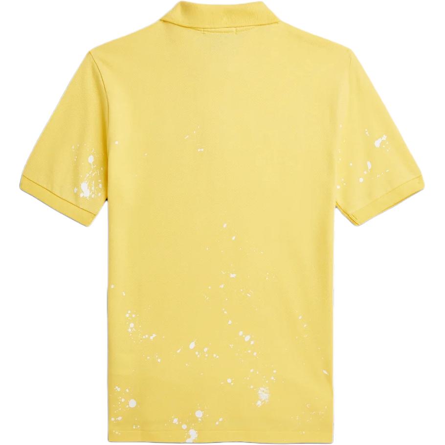 Polo Ralph Lauren Polo Shirt Ss24 Splash Effect Logo Embroidery Short Sleeve Kids tops Yellow CWPOKNIY8021120-730
