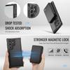 Custodia Portafoglio Magnetica 2 in 1 Staccabile per Samsung Galaxy S25 Edge S25 S24 S23 S22 S21 S20 Ultra con Porta Carte, Blocco RFID