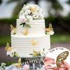 48pcs/4set 3D Butterfly Wall Decor 4 Styles 3 Sizes,Butterfly Decorations for Butterfly Birthday Party Cake Room Decorations