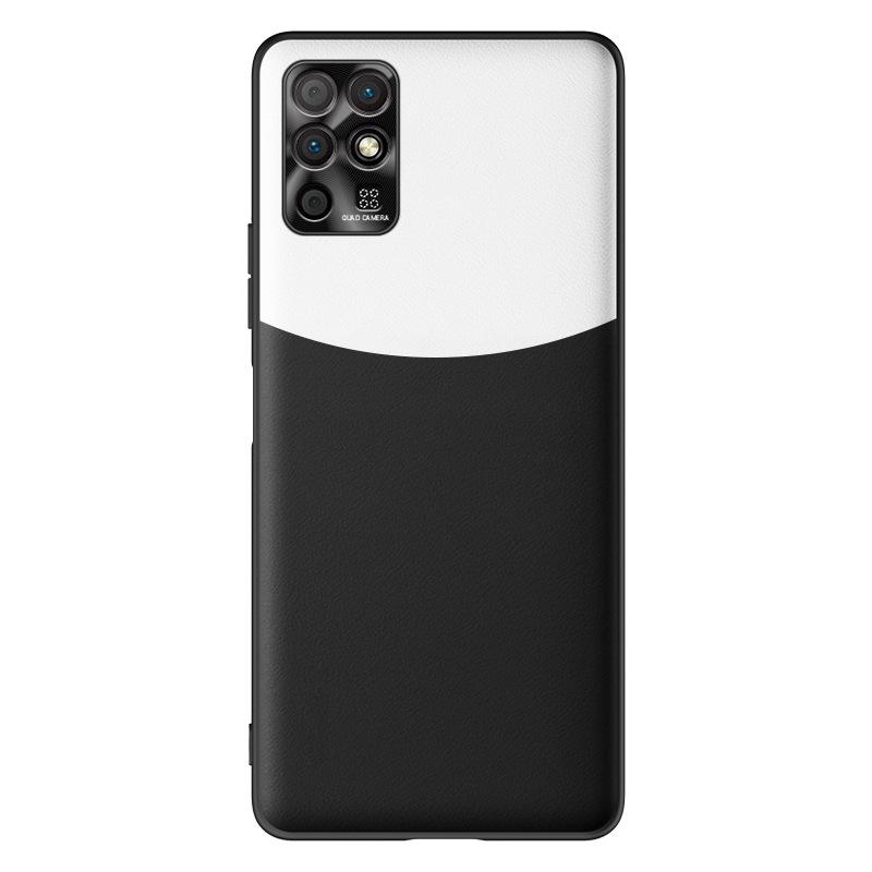 Schutzhülle aus flüssigem Leder für Honor Play 5T Vitality Edition mit Sturzschutzfunktion, als einteilige Hülle geliefert.