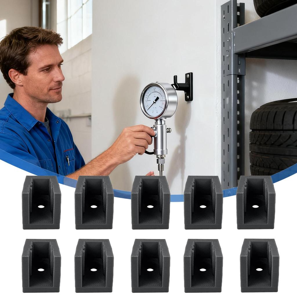 Tool Racks For Garage Walls 10 Pieces Space-Saving Hanger Pneumatic Tool Wall Mount For Garage Workshop Auto Repair Car Wash