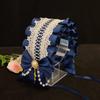 Lolita Lace Ribbon Bow Headband & Skirt Headdress