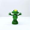 Car Decoration Solar Energy Decoration Shaking Head Doll Cartoon Frog Prince Shape Decoration Gift Creative Interior Automotive