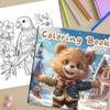 1pc,Adult coloring book,30 sheets different patterns 8.3x8.3''100gsm,is a Valentine's Day Easter holiday gift
