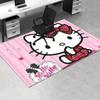 1pc Sanrio Hello Kitty Mermaid Printed Office Carpet Rectangle Rug Under The Table,Perfect Room Decor for Living Room, Bedroom, Kitchen, Non-slip Floo