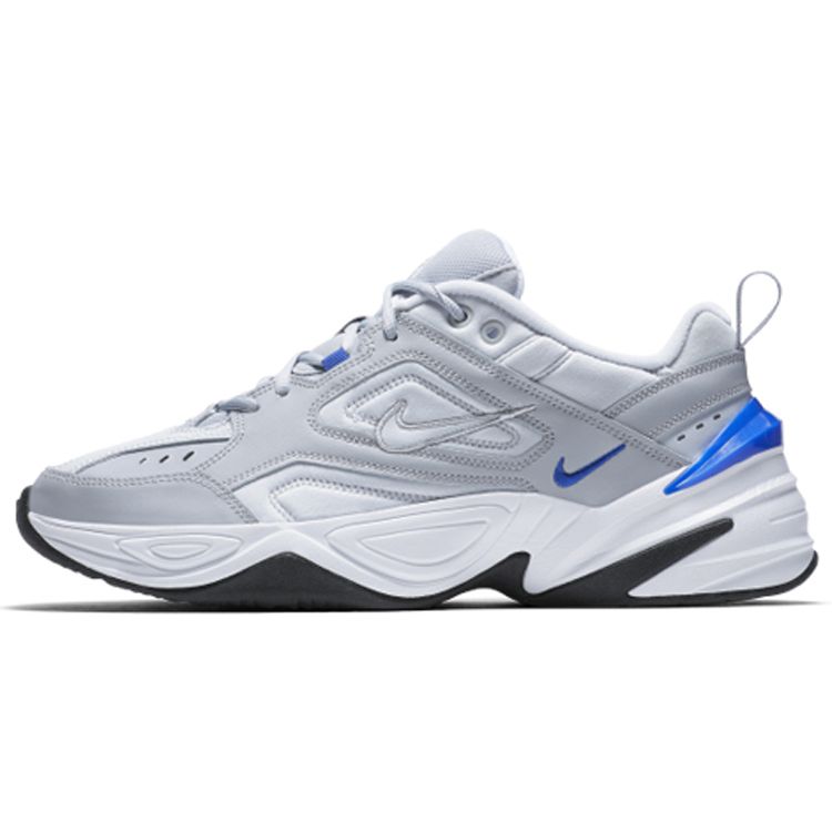 

Кроссовки унисекс Nike M2K Tekno Racer синие серые волчьи-серые Racer-синие-чисто-платиновые-белые AV4789-005