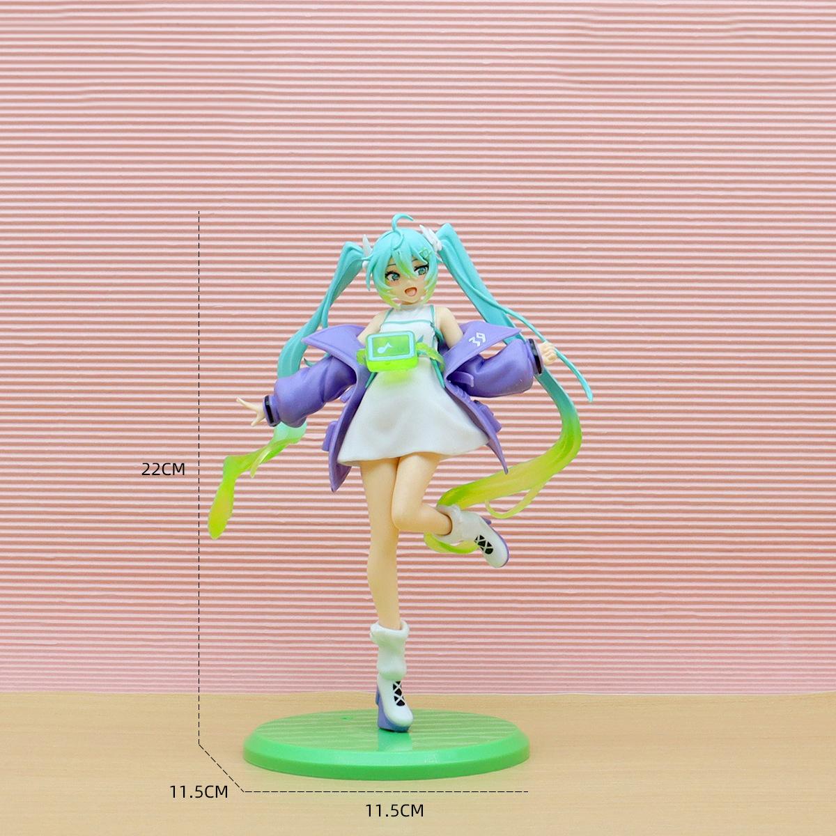 

1 Piece Anime Hatsune Miku Action Figure Model Gifts Collectible Figurines for Kids 11-25cm As Shown