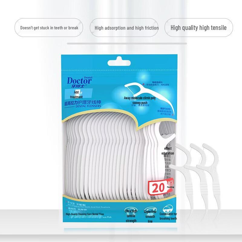 Dr. Tooth Easy Glide Dental Floss Sticks