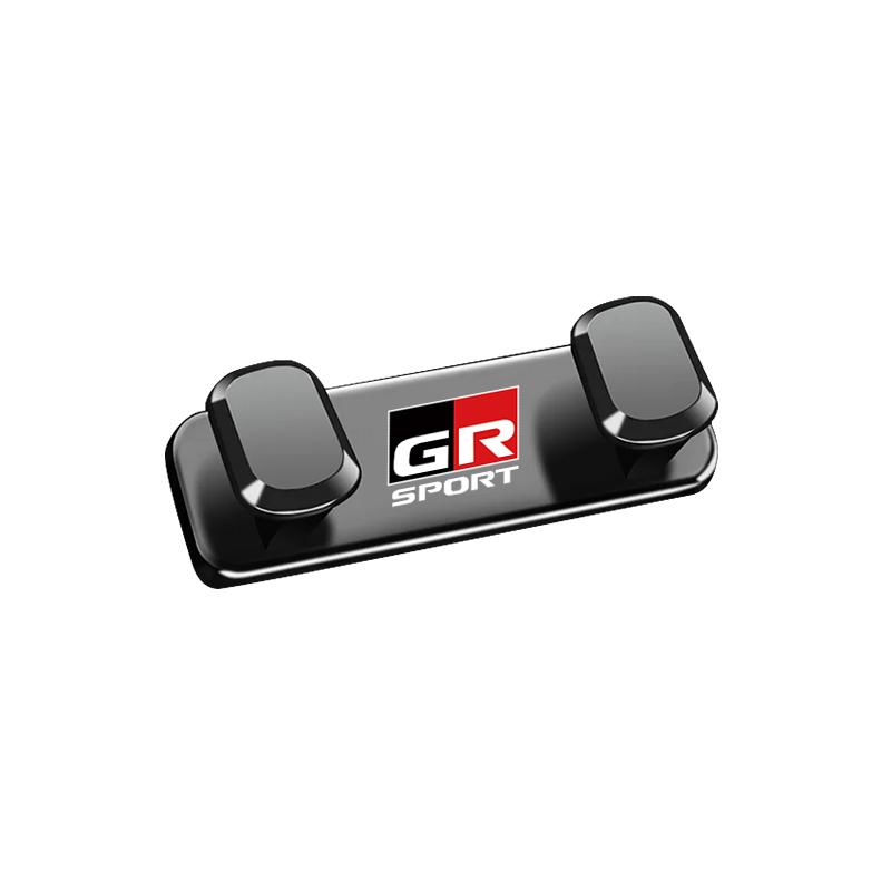 1Pcs Car Metal Storage Hook Organizer Interior Keyring For Toyota 86 Corolla Yaris Aygo CHR Camry Prius RAV4 Prado Hilux Supra