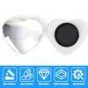 New Adjustable Heart Shaped Car Reversing Aid Rearview Convex Mirror Car Blind Spot Rearview Mirror 360 Degree 2PCS/SET