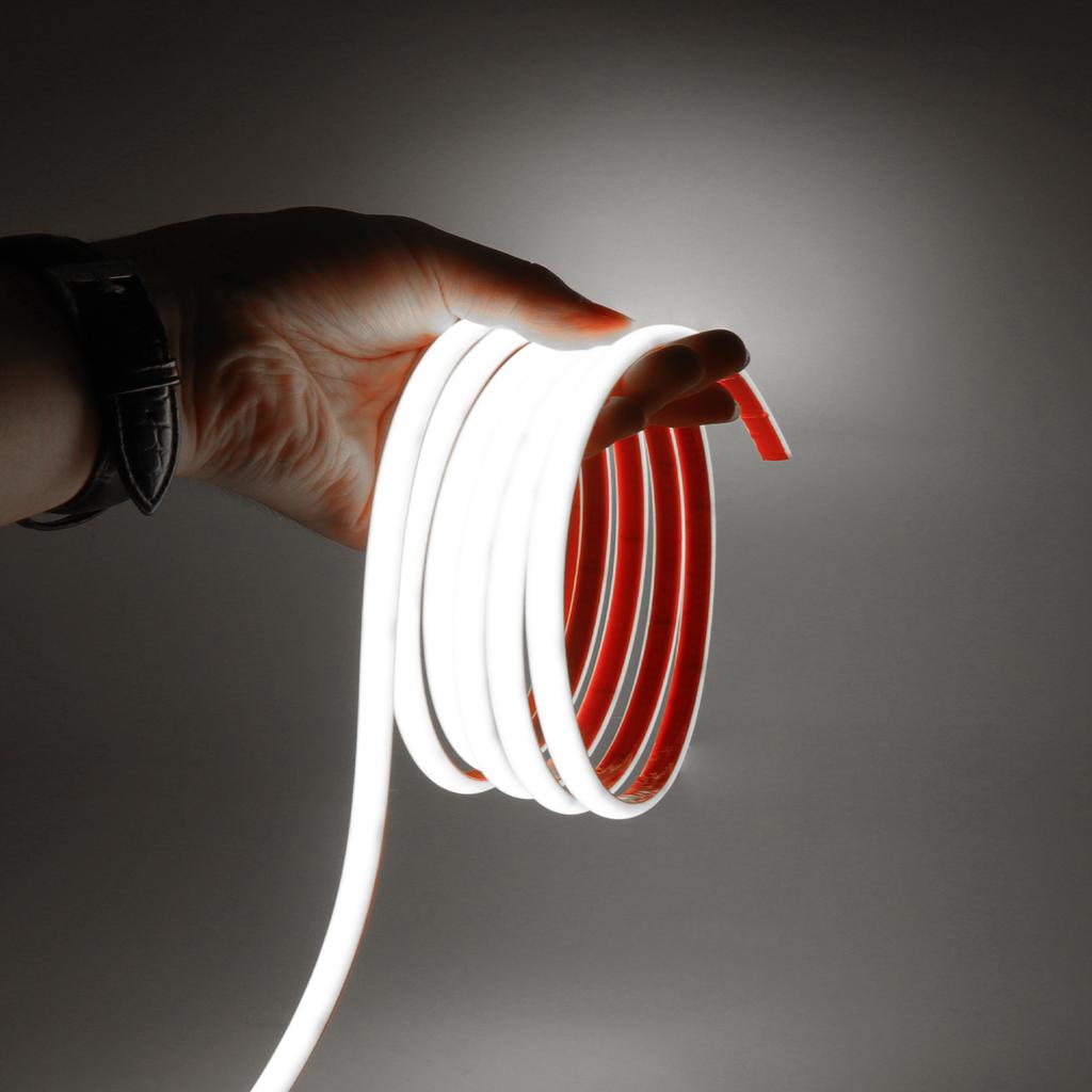 IP68 Waterproof COB LED Strip Light 12V 24V Flexible LED Neon Tape 320LEDs/m High Density Linear Light Outdoor Swimming Pool