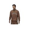Jordan Essentials Bequemes Weiches Rundhals-Fleece-Sweatshirt Herren-Sweatshirt Dunkelbraun Sail FV7461223