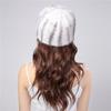 Real Mink Fur Hat Winter Women Keep Warm 100% Genuine Mink Fur Hats Natural Quality Female Fashion Mink Fur Cap Lady Outdoor Cap