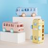 500ml Cartoon Babybus Bus Design Kids Baby Water Bottle Straw Cup Outdoor Travel