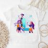 K-pop Demon Hunter Children's Cotton T-shirt for Girls - Sports Shirt - 2026 New Summer Short-Sleeved Casual Top - A-Z Letters