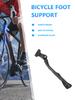 Side Kick Stand Foot Brace Aluminium Alloy Bike Holder Footrest Adjustable Easy Installation Cycling Equipment