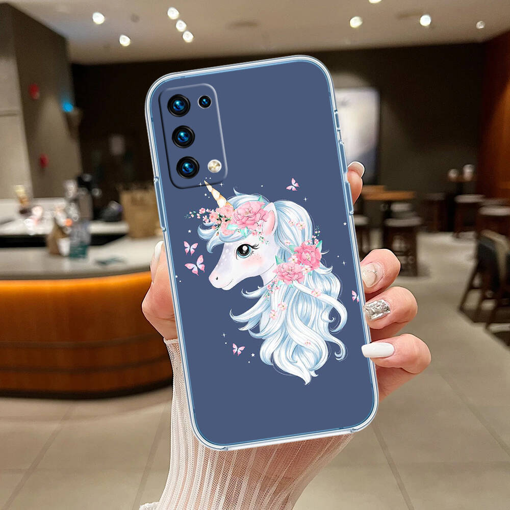 Cartoon Unicorn Phone Case for Motorola G14 G15 G24 G30 G31 G32 G34 G41 G42 G51 G52 G50 G60S G60 G62 G72 G71 G73 G84 G85 G200 E32