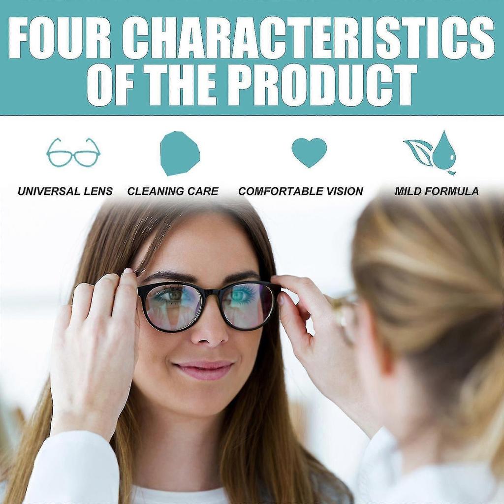 Professional Lens Scratch Remover Spray 100ml Solution for Eyeglasses Windshield Glass Repair