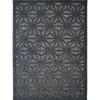Living Room Rug with Blue Star Relief 120x170